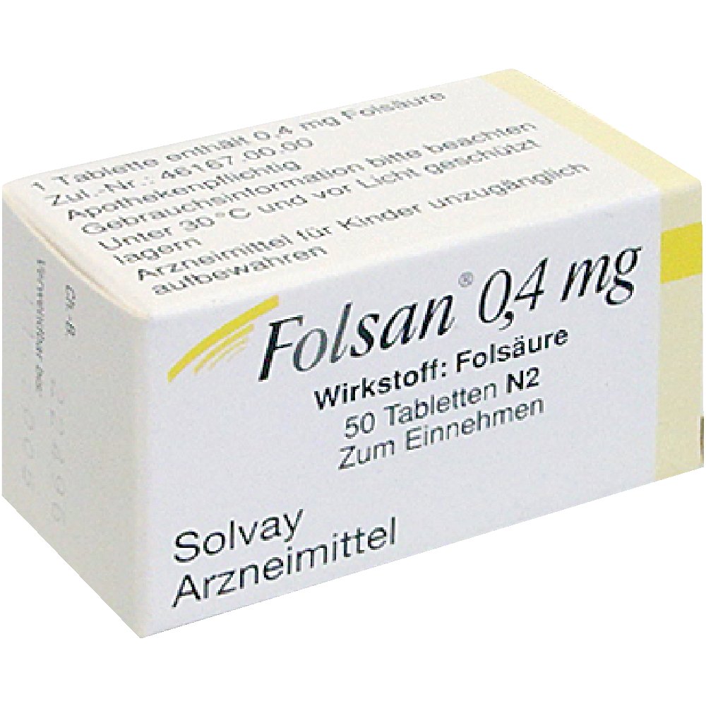 FOLSAN 0,4 mg Tabletten