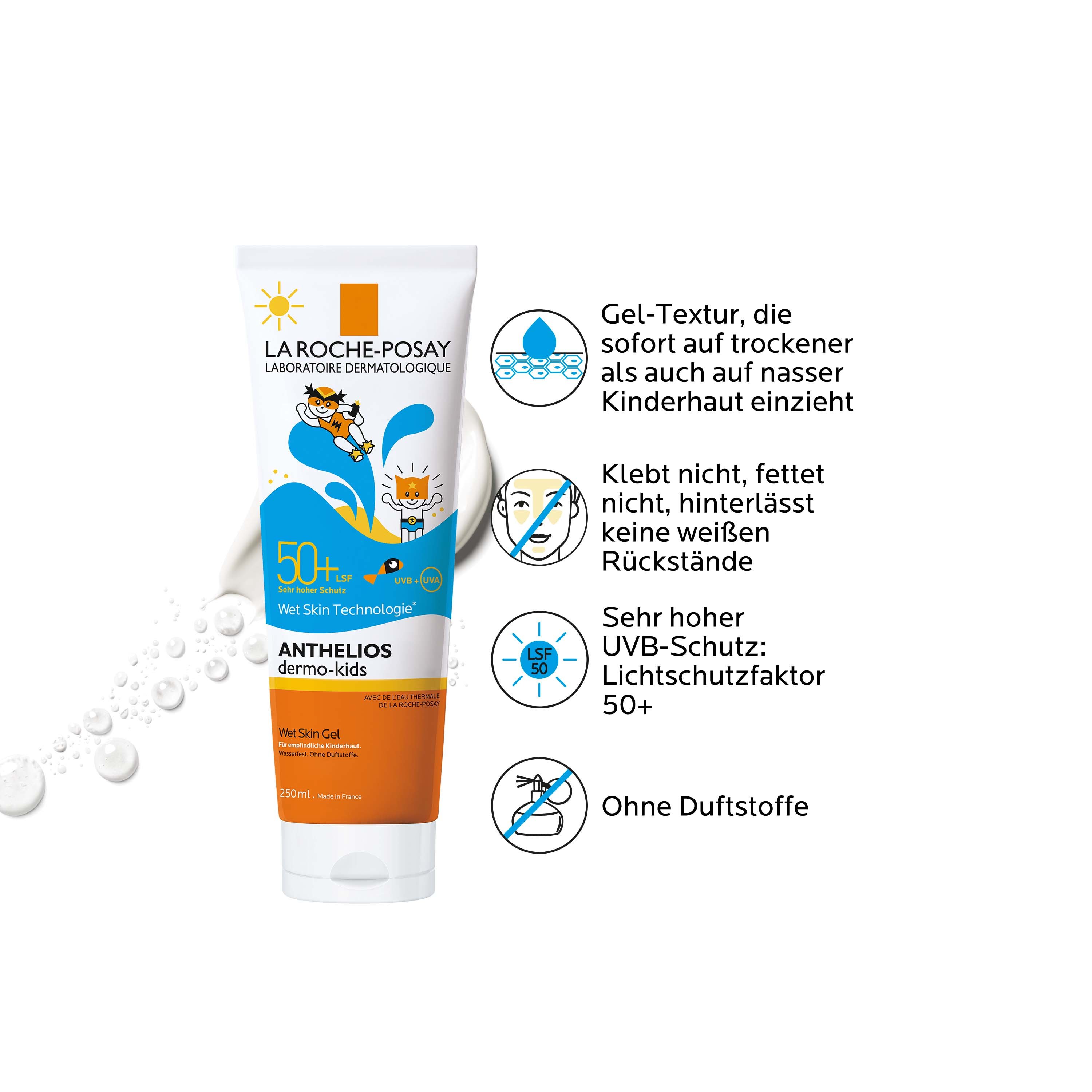 Dermo-Kids Wet Skin Gel LSF 50+