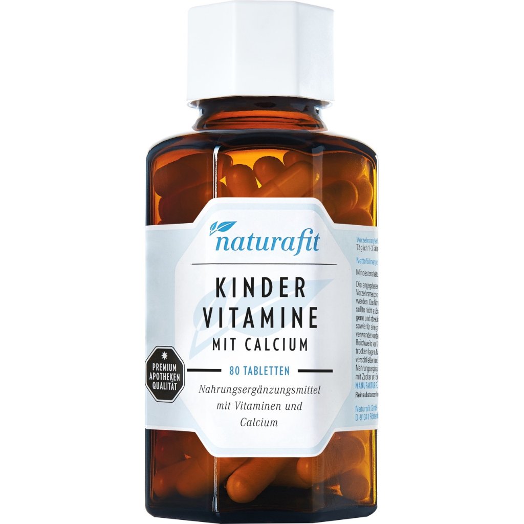 NATURAFIT Kindervitamine m.Calcium Lutschtabletten