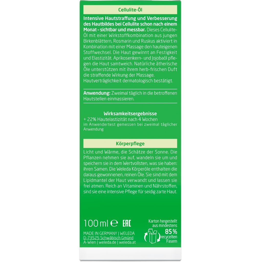 WELEDA Birke Cellulite-Öl
