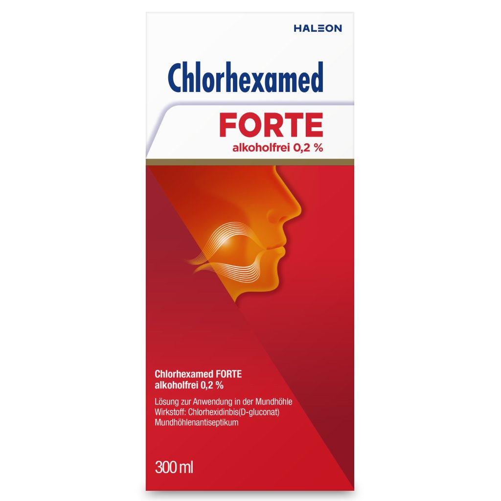 Chlorhexamed FORTE alkoholfrei 0,2 %, Mundspülung, antibakteriell 300 ml