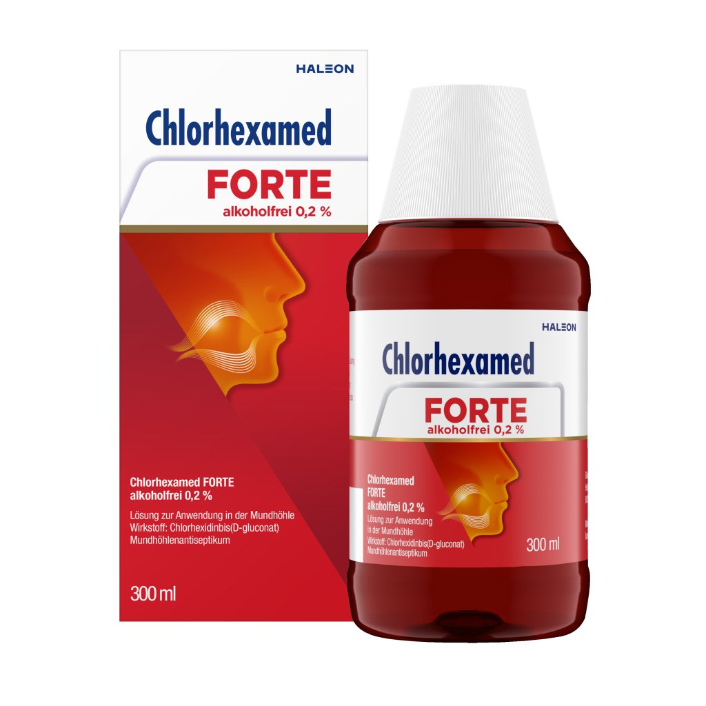 Chlorhexamed FORTE alkoholfrei 0,2 %, Mundspülung, antibakteriell 300 ml