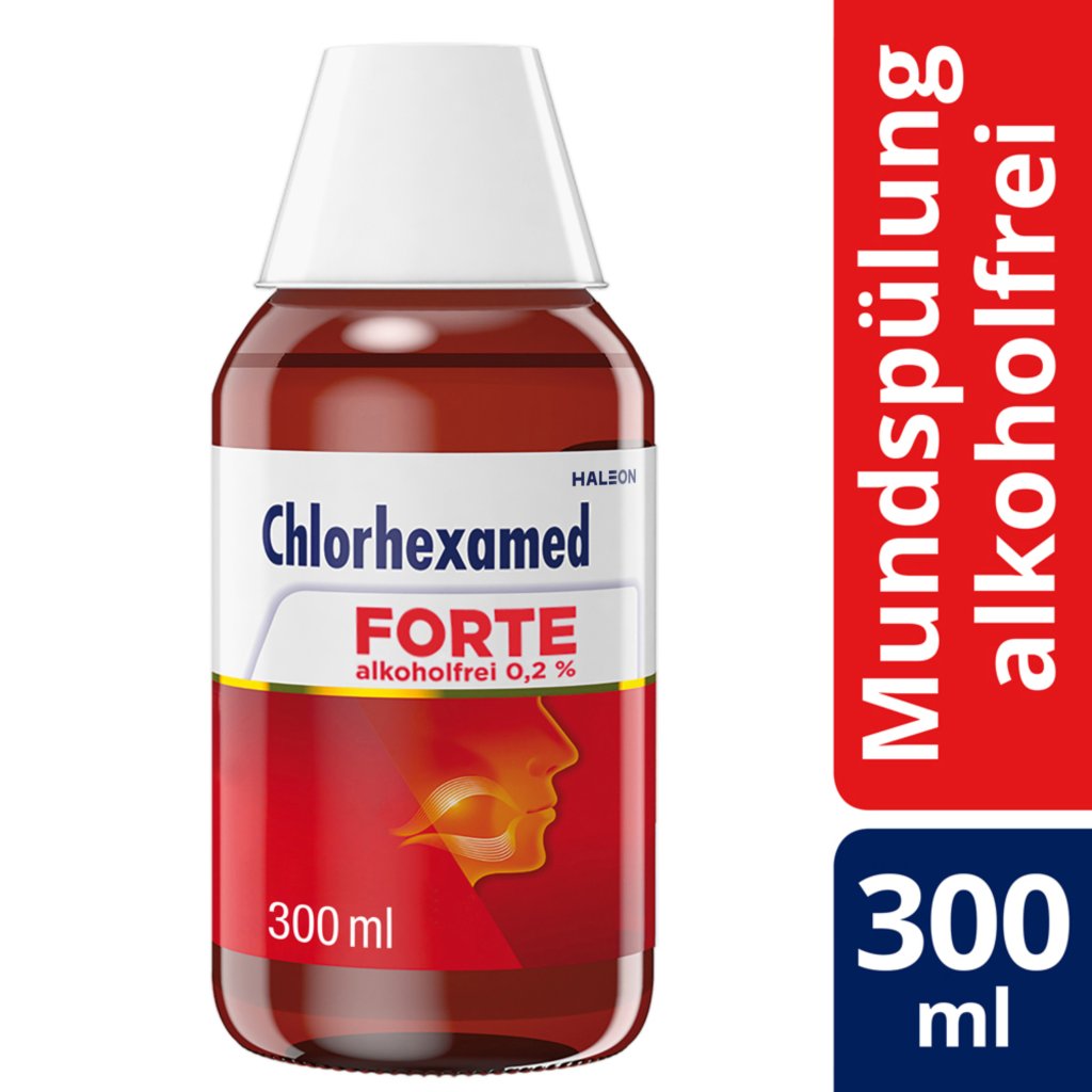 Chlorhexamed FORTE alkoholfrei 0,2 %, Mundspülung, antibakteriell 300 ml