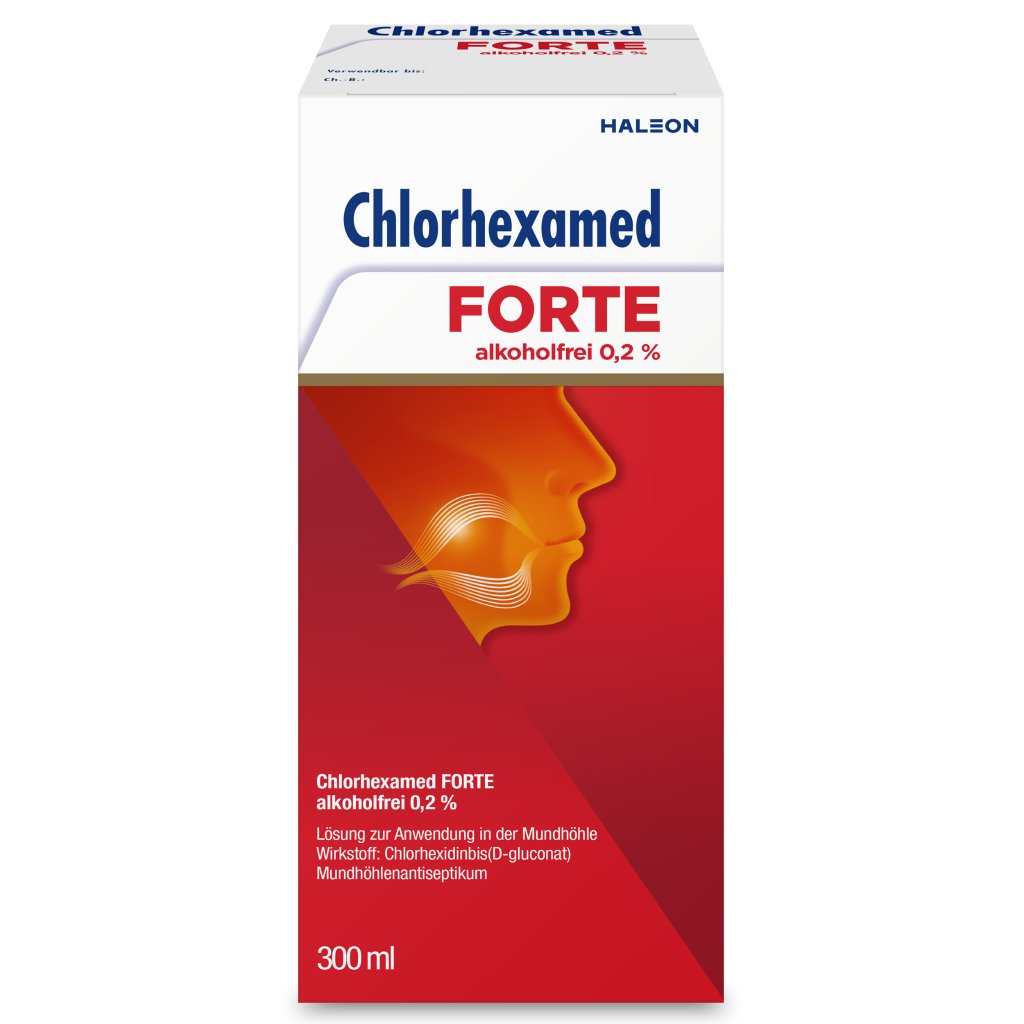 Chlorhexamed FORTE alkoholfrei 0,2 %, Mundspülung, antibakteriell 300 ml