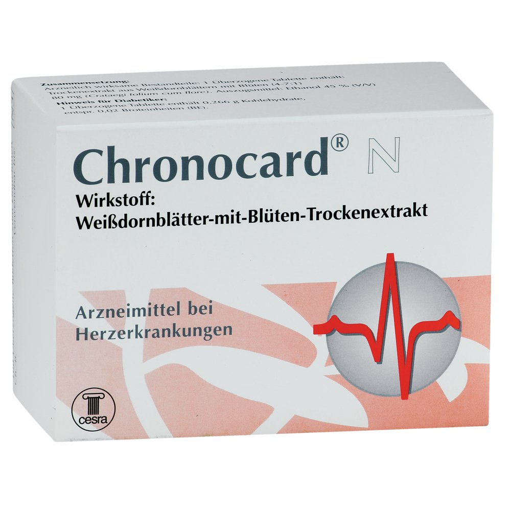 CHRONOCARD N überzogene Tabletten