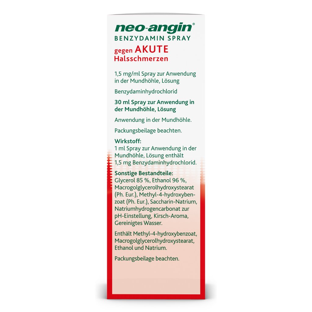 NEO-ANGIN Benzydamin akute Halsschmerzen Spray