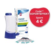 EMSER Nasendusche mit 4 Btl.Nasenspülsalz