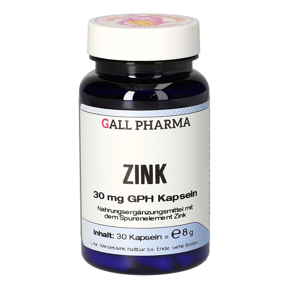 ZINK 30 mg GPH Kapseln