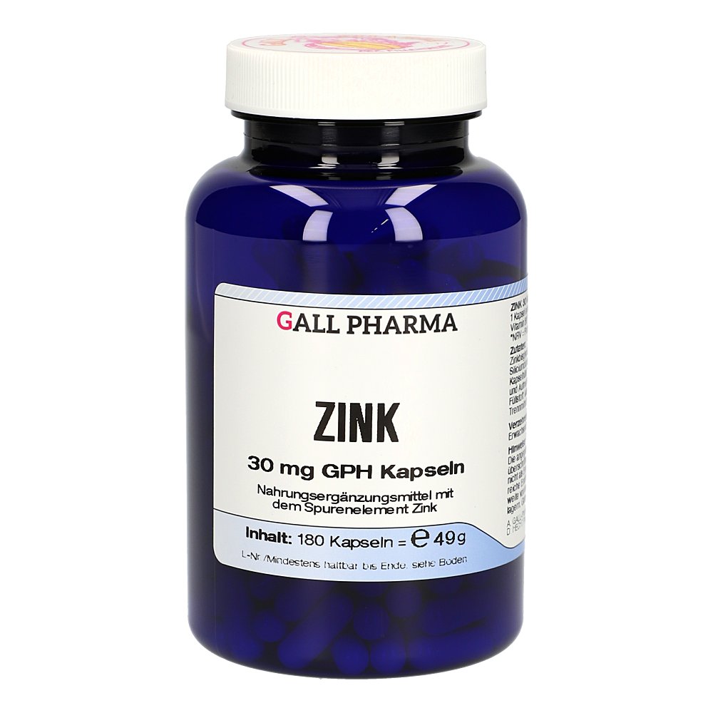 ZINK 30 mg GPH Kapseln
