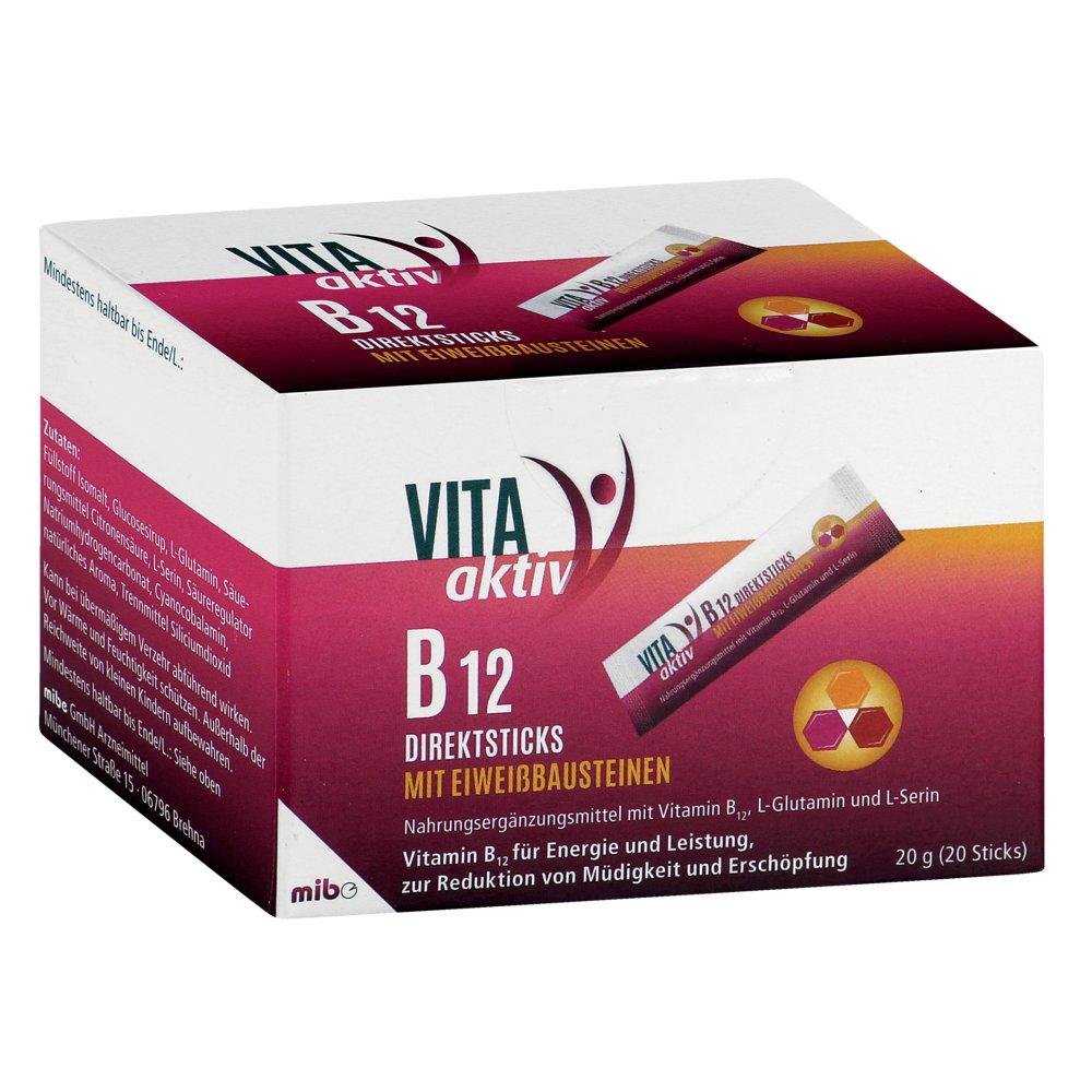 VITA AKTIV B12 Direktsticks mit Eiweißbausteinen