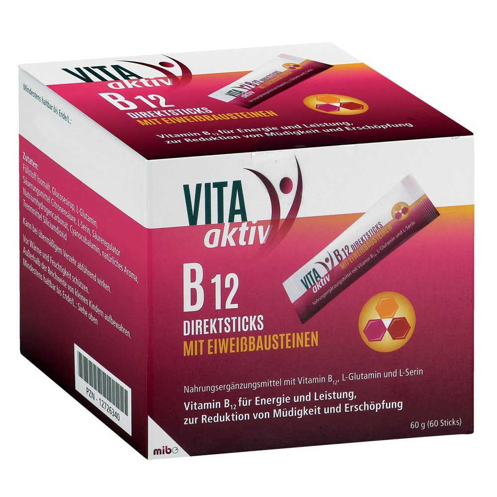 VITA AKTIV B12 Direktsticks mit Eiweißbausteinen