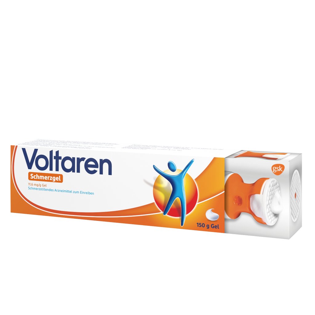 Voltaren Schmerzgel 11,6 mg/g Voltaren Gel bei Rückenschmerzen, 150 g