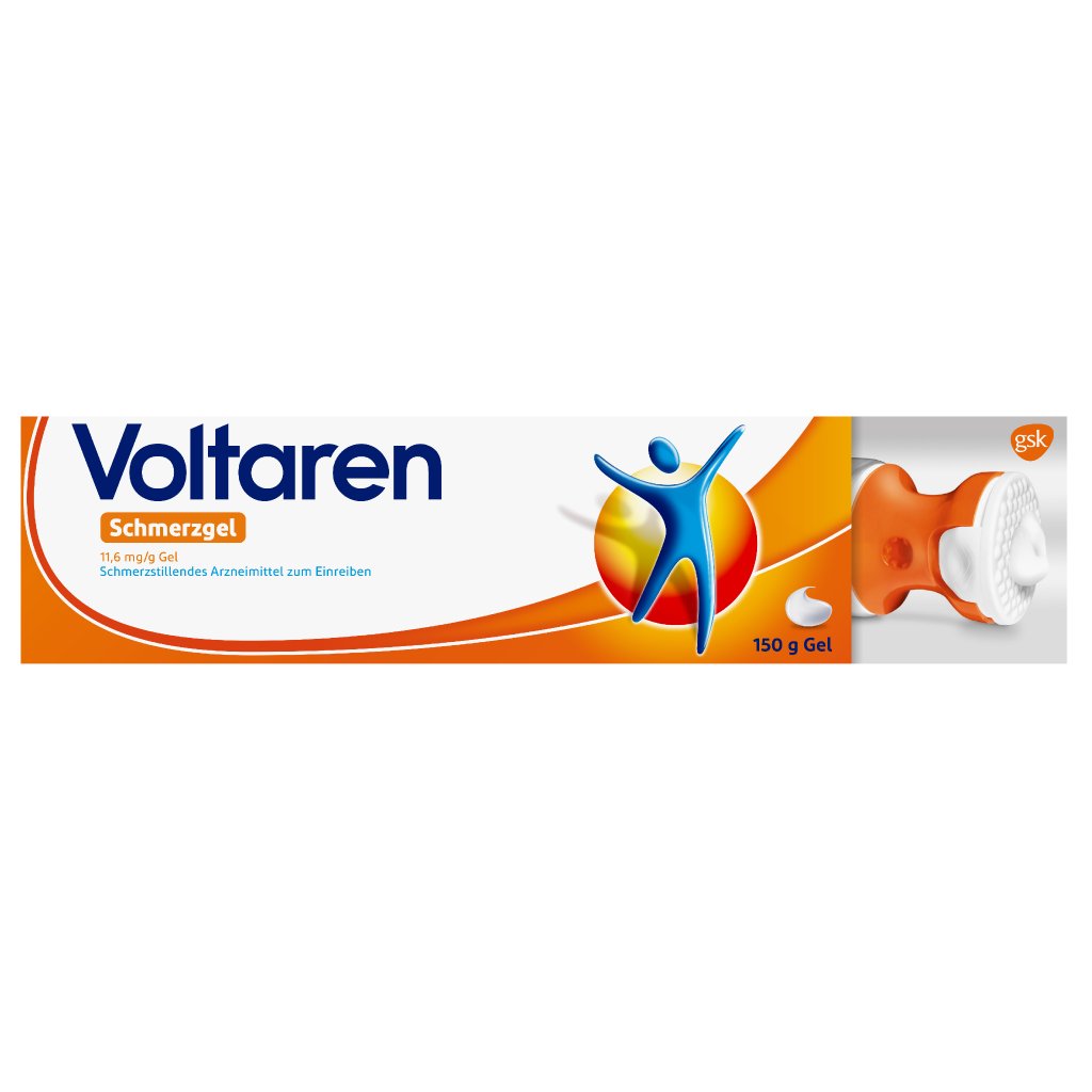 Voltaren Schmerzgel 11,6 mg/g Voltaren Gel bei Rückenschmerzen, 150 g