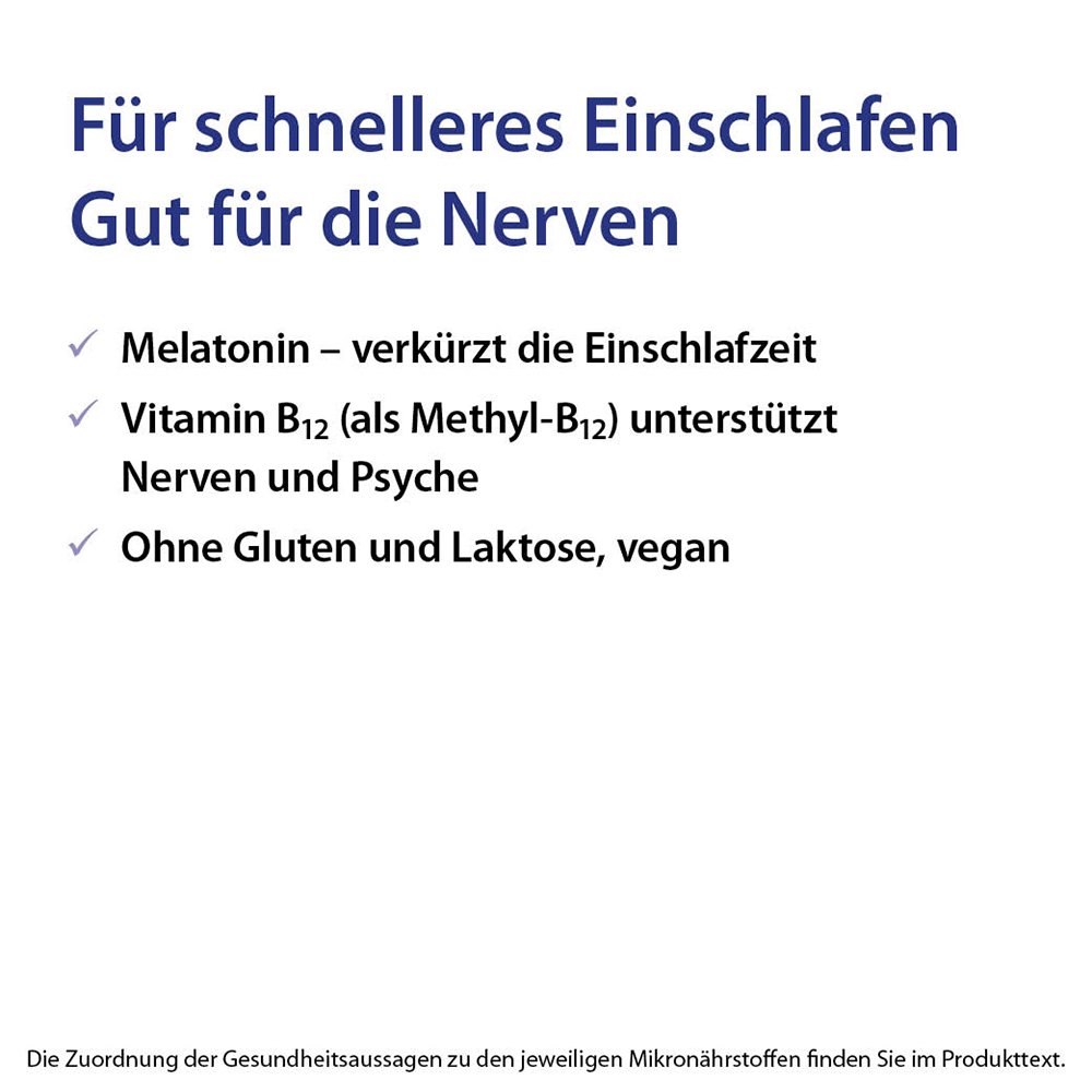 Dr. Jacob's Melatonin B12 60 Lutschtabletten 1 mg vegan