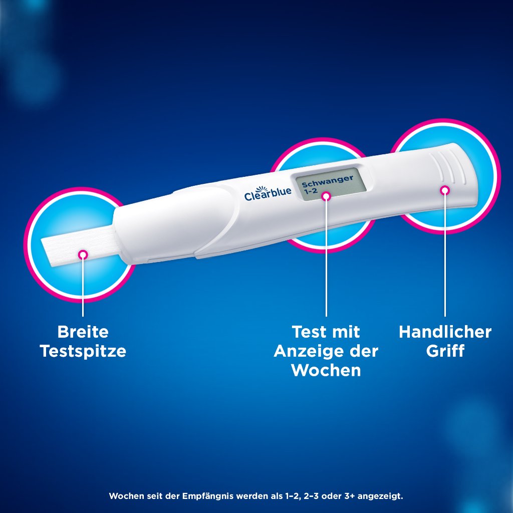 CLEARBLUE Schwangerschaftstest m.Wochenbestimmung