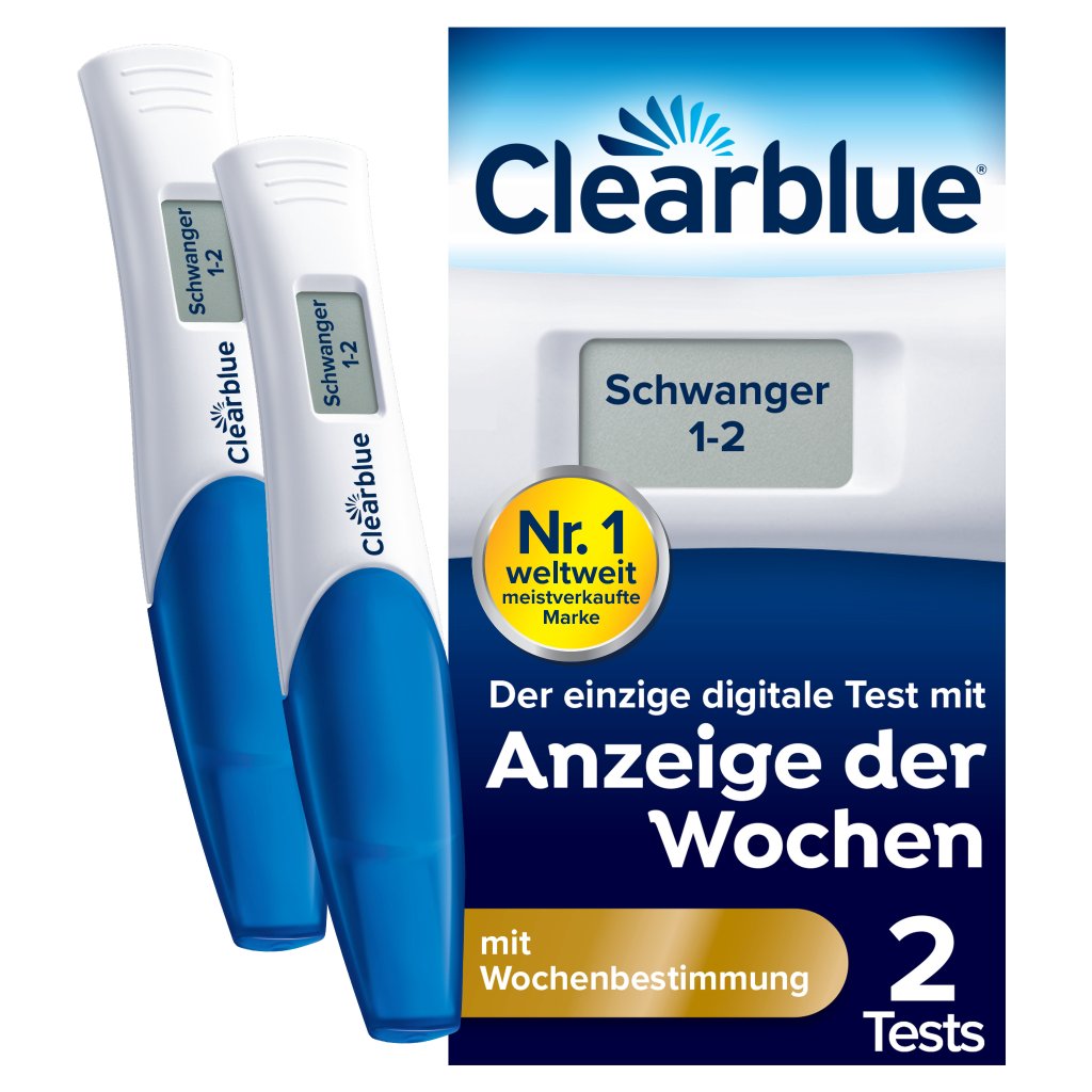CLEARBLUE Schwangerschaftstest m.Wochenbestimmung 2er