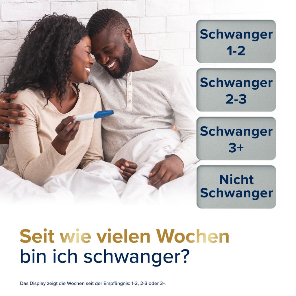 Clearblue Schwangerschaftstest Digital mit Worten &  Wochenbestimmung 2er