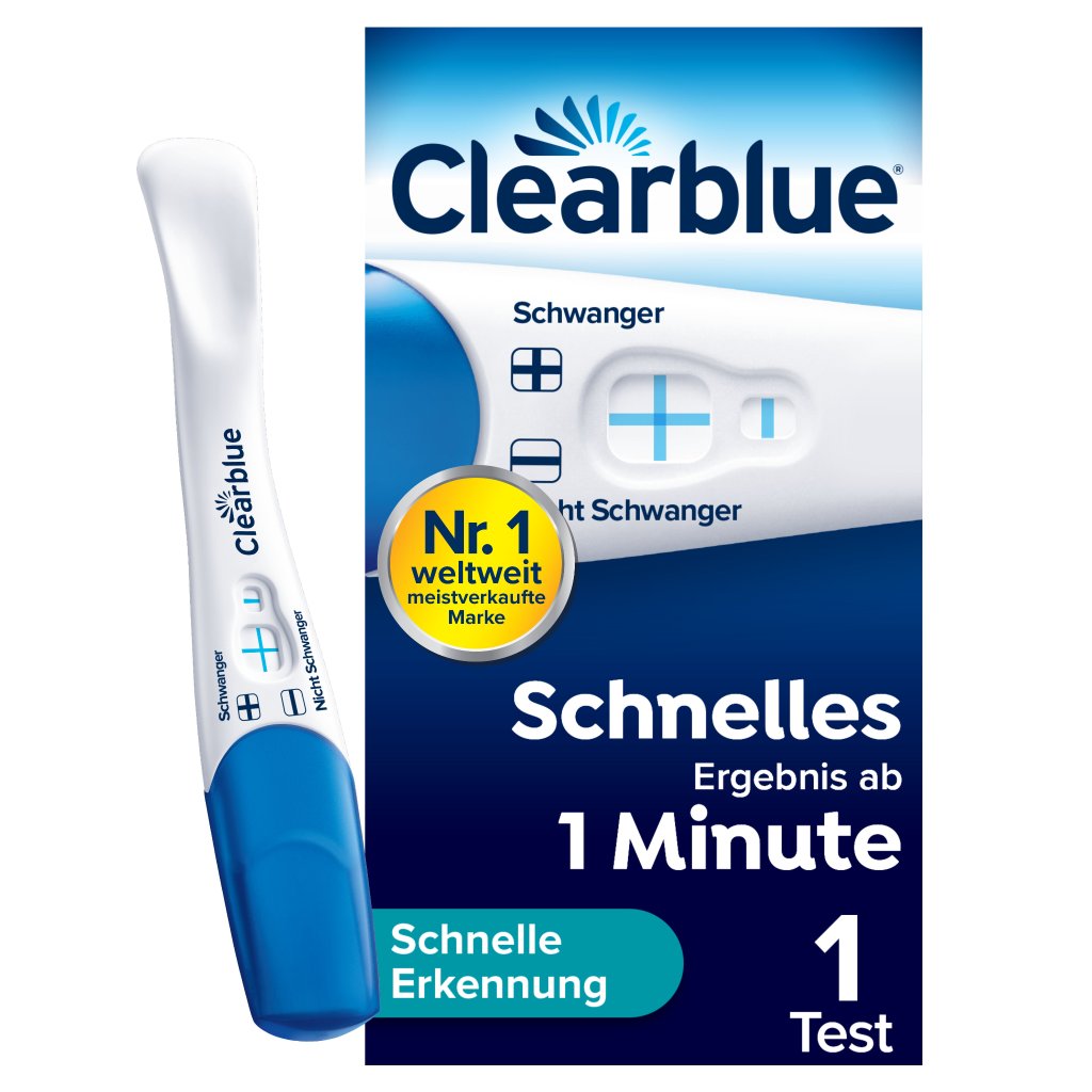 CLEARBLUE Schwangerschaftstest schnelle Erkennung 1er