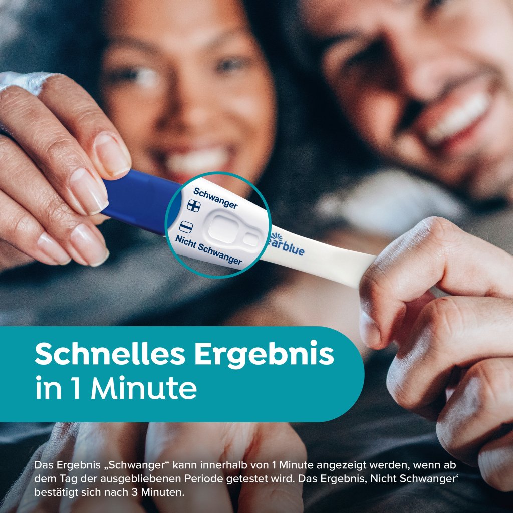 CLEARBLUE Schwangerschaftstest schnelle Erkennung 1er