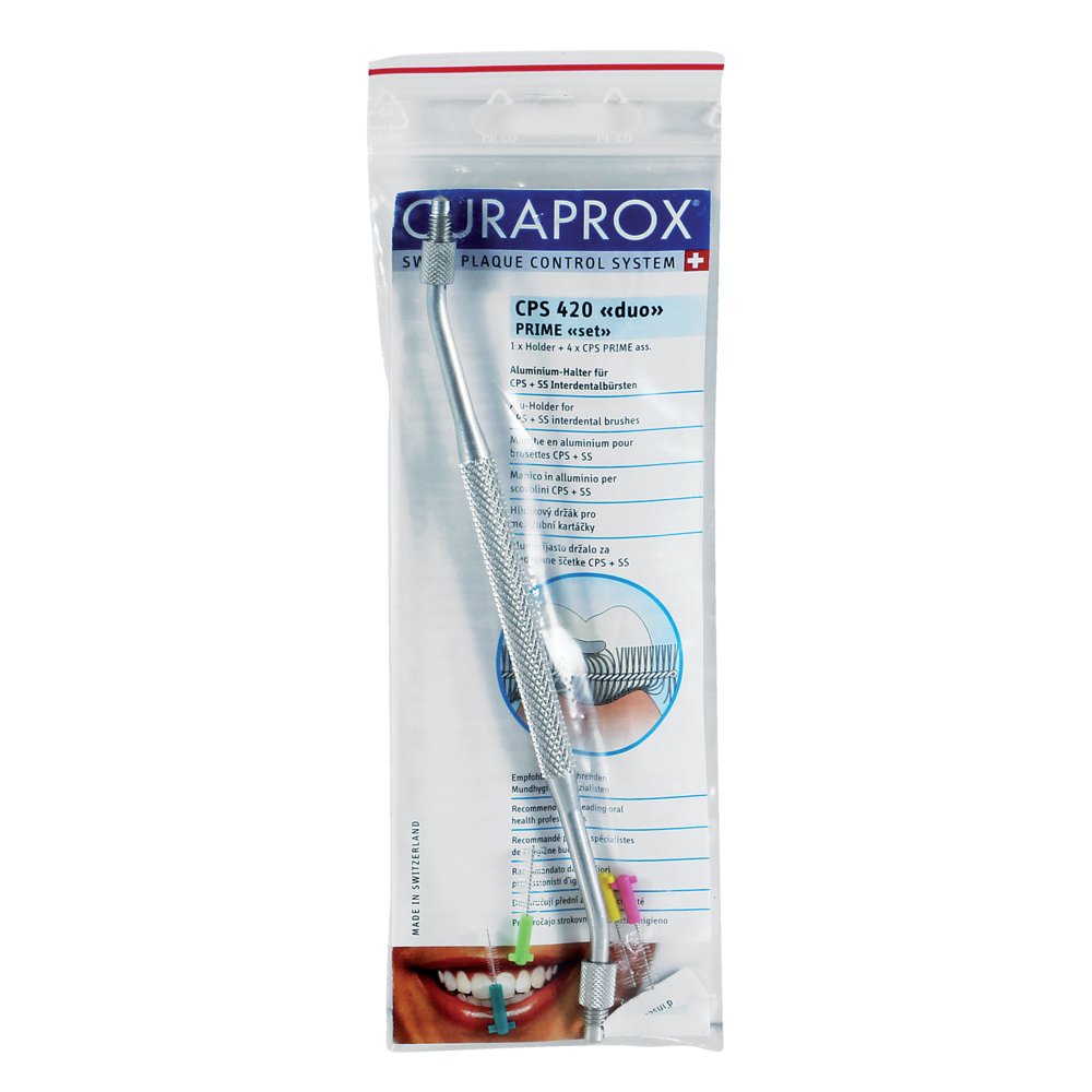 CURAPROX CPS 420 prime Set Halter+4 Bürstchen