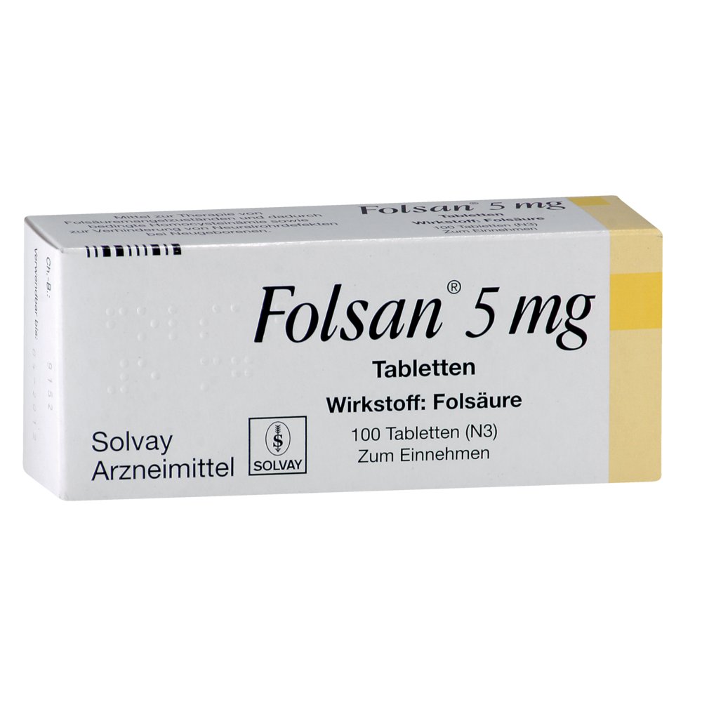 FOLSAN 5 mg Tabletten