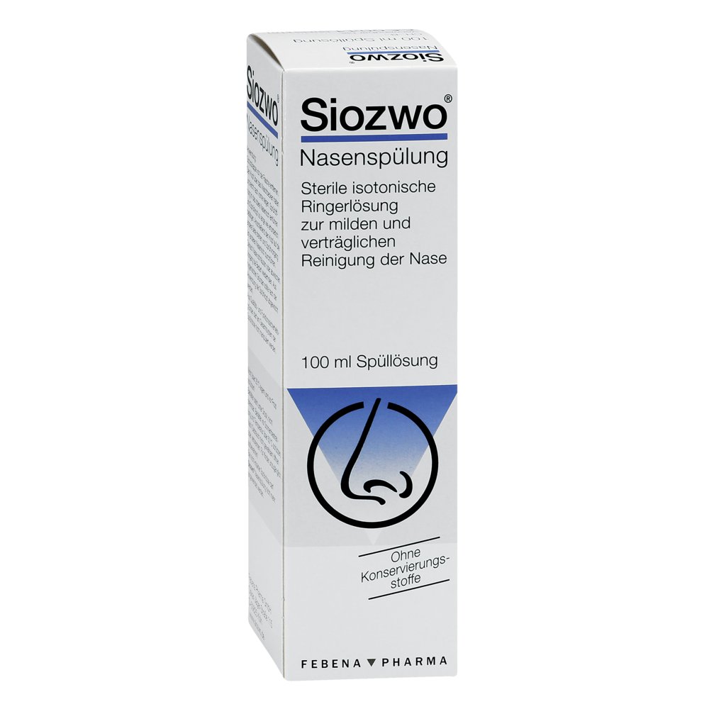 SIOZWO Nasenspülung Konservierungsstofffrei