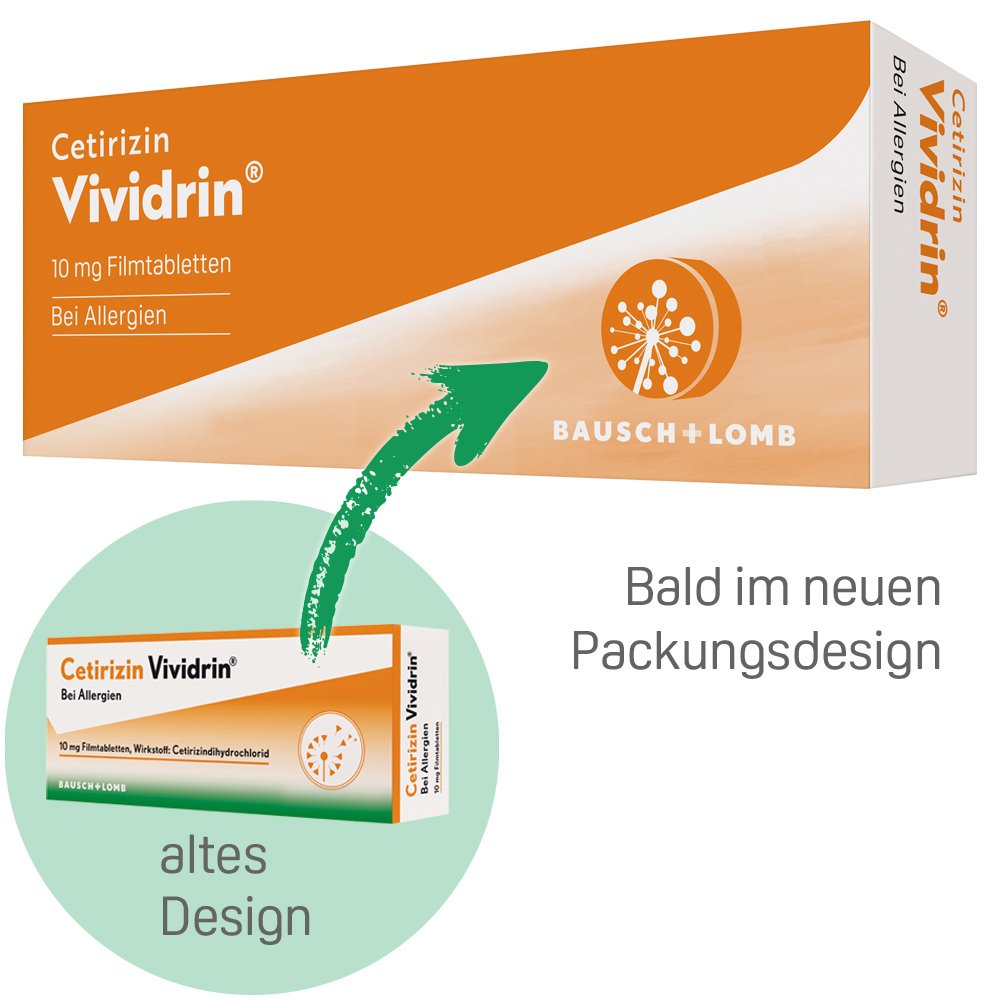 CETIRIZIN Vividrin 10 mg Filmtabletten