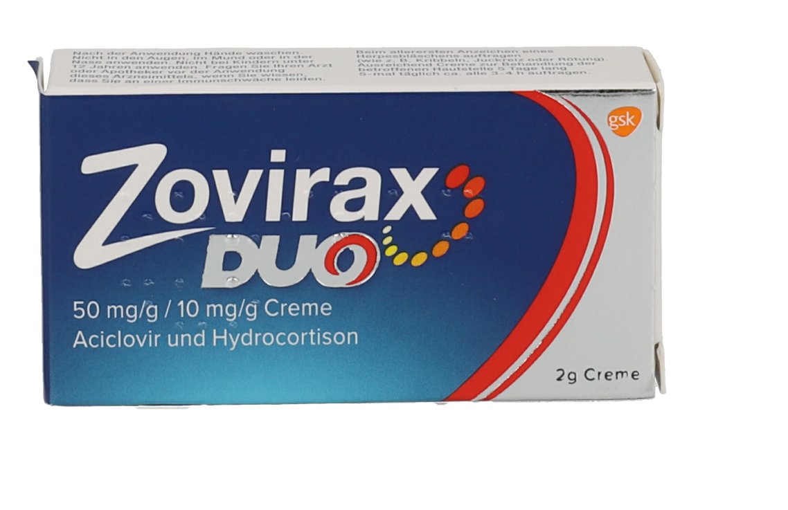 ZOVIRAX Duo 50 mg/g / 10 mg/g Creme