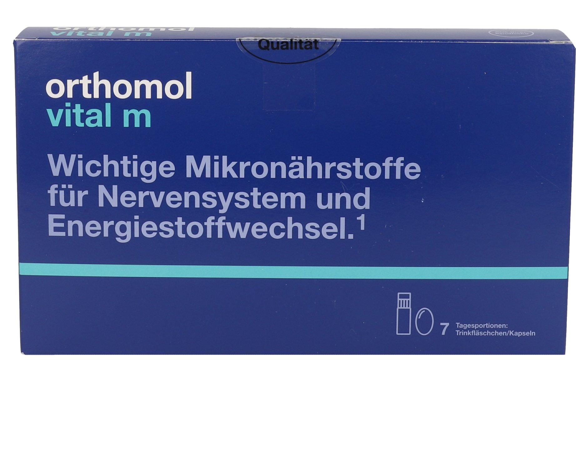 ORTHOMOL Vital M Trinkfläschchen/Kaps.Kombipack.