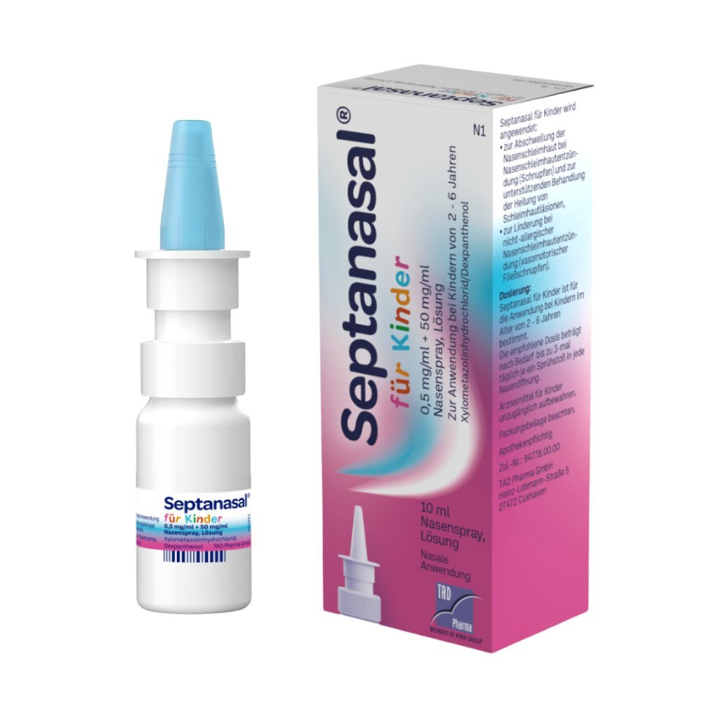 SEPTANASAL für Kinder 0,5 mg/ml + 50 mg/ml Nasens.