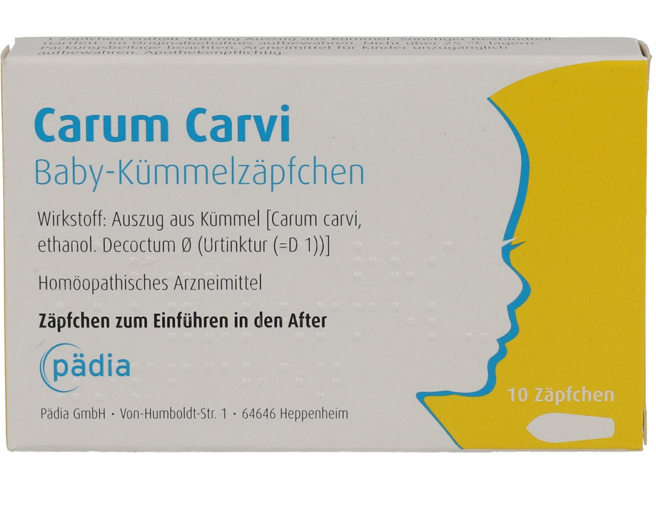 CARUM CARVI Baby-Kümmelzäpfchen