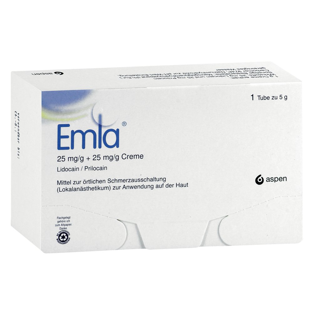 EMLA 25 mg/g + 25 mg/g Creme + 2 Tegaderm Pfl.