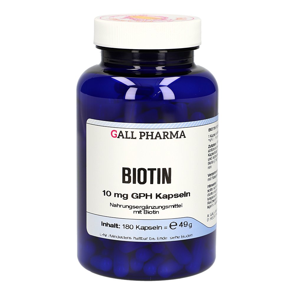 BIOTIN 10 mg GPH Kapseln