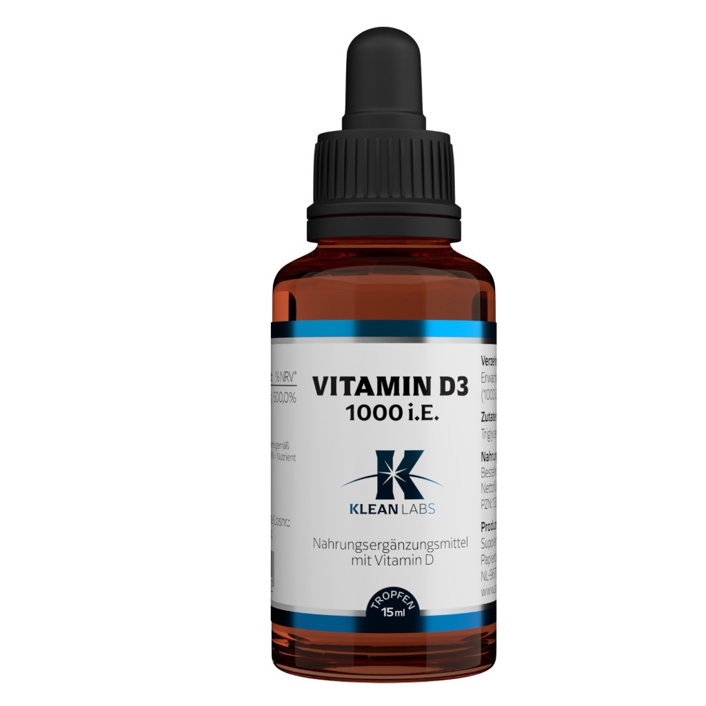 Klean Labs Vitamin D3 1000 i.E. pro Tropfen