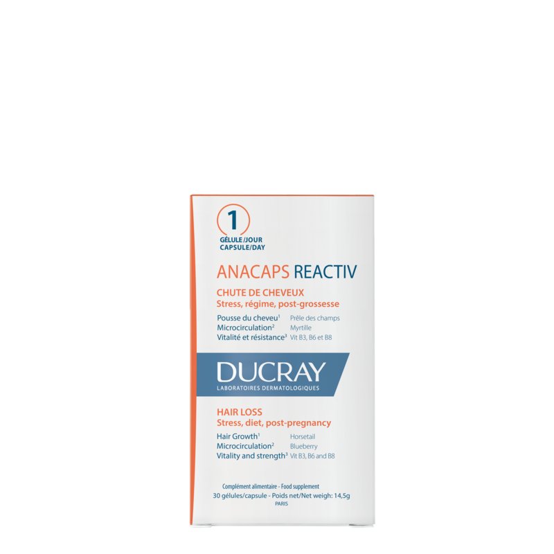 Ducray ANACAPS REACTIV NAHRUNGSERG.MITTEL