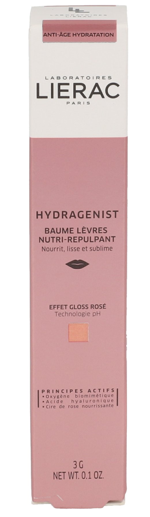 LIERAC Hydragenist Lippenbalsam rose