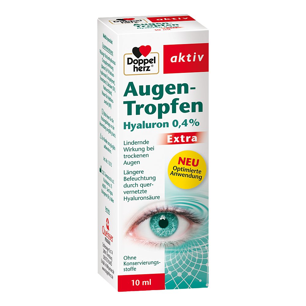 DOPPELHERZ Augen-Tropfen Hyaluron 0,4% Extra
