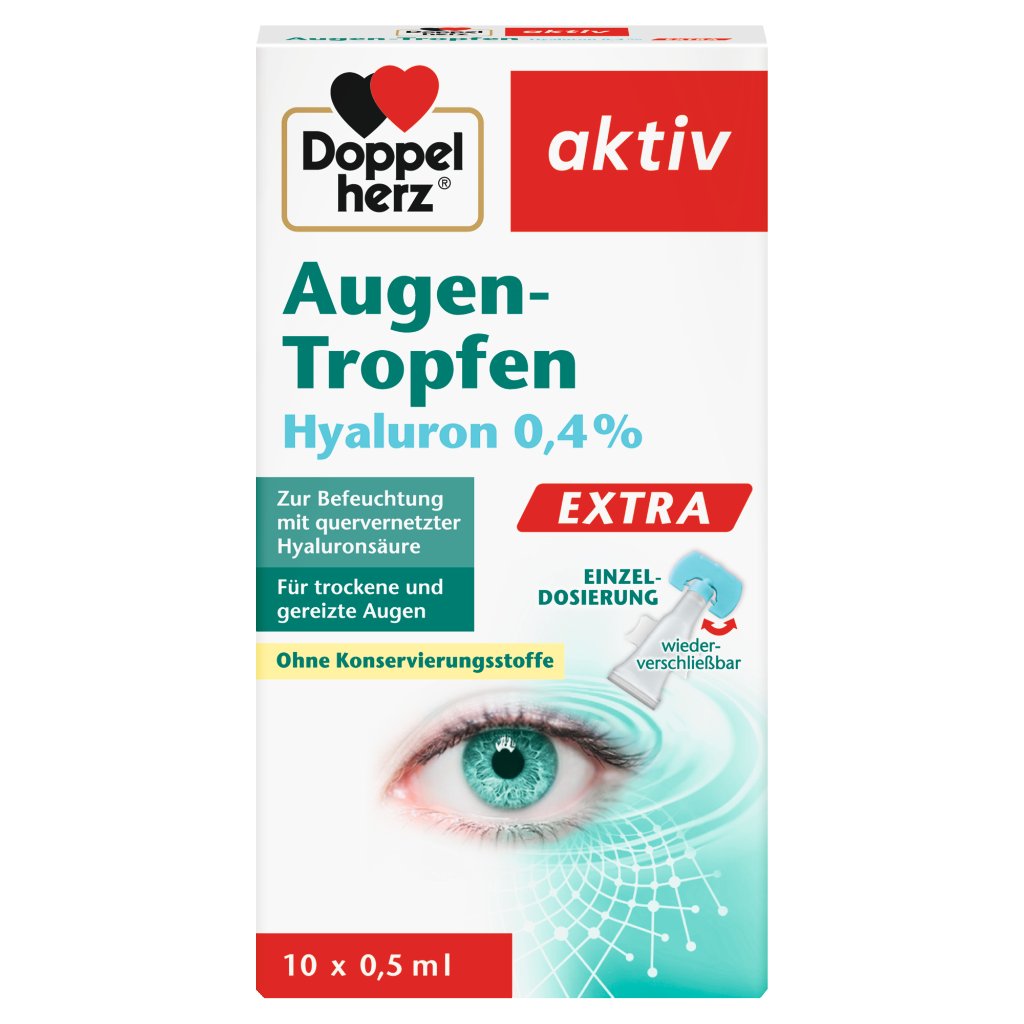 Doppelherz Augen-Tropfen Extra Hyaluron 0,4 %