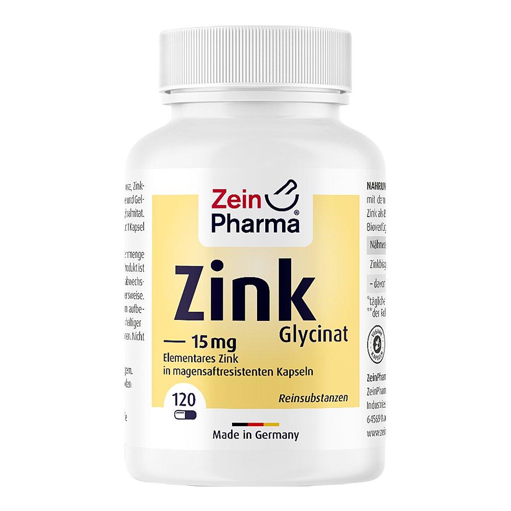 ZINK CHELAT 15 mg in magensaftresist.veg.Kaps.