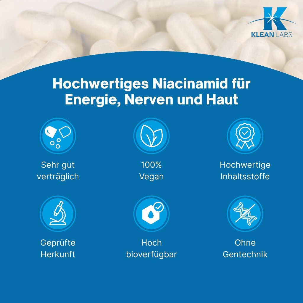 Klean Labs Niacinamid (B3) 500 mg