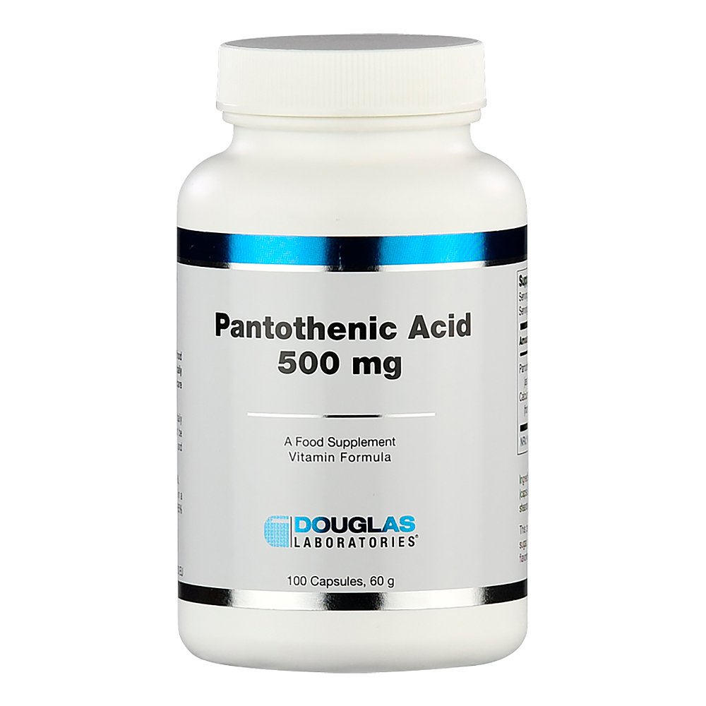 PANTOTHENIC Acid B5 500 mg Pantothensäure Kapseln