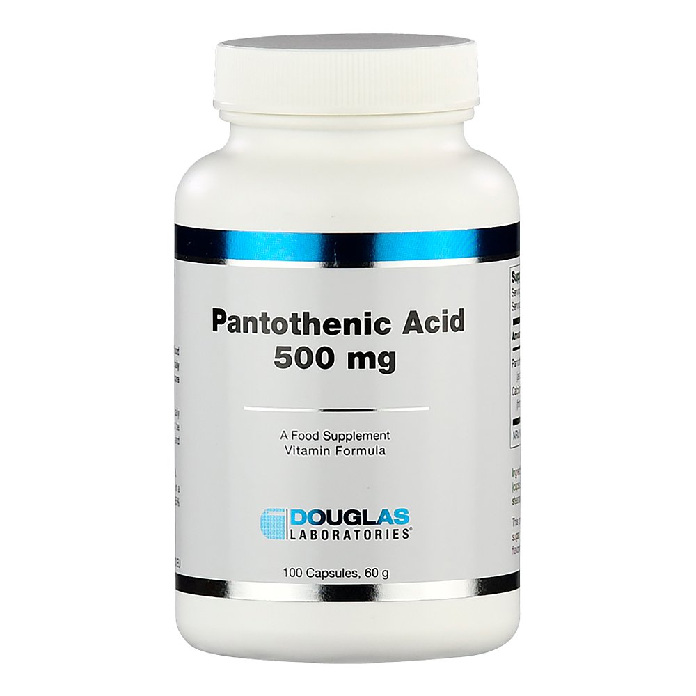 PANTOTHENIC Acid B5 500 mg Pantothensäure Kapseln