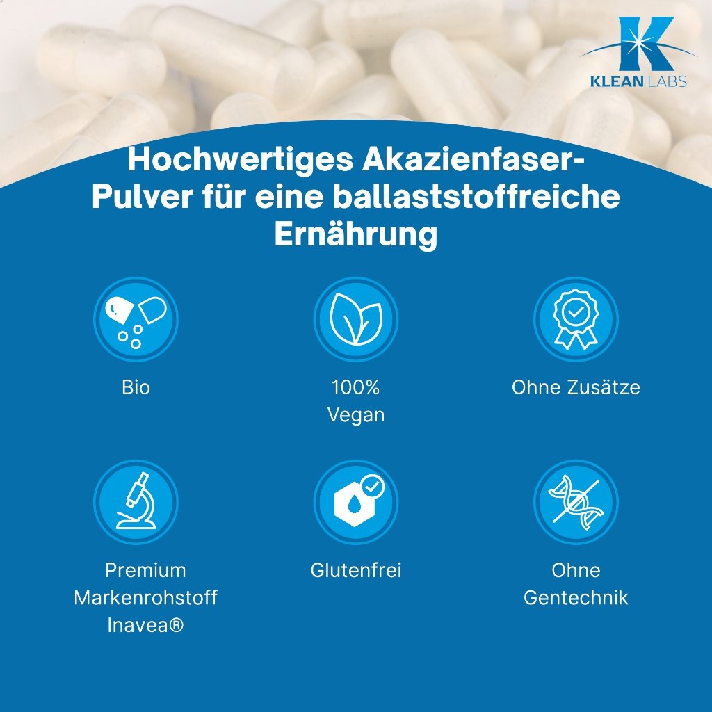 Klean Labs Akazienfaser-Pulver