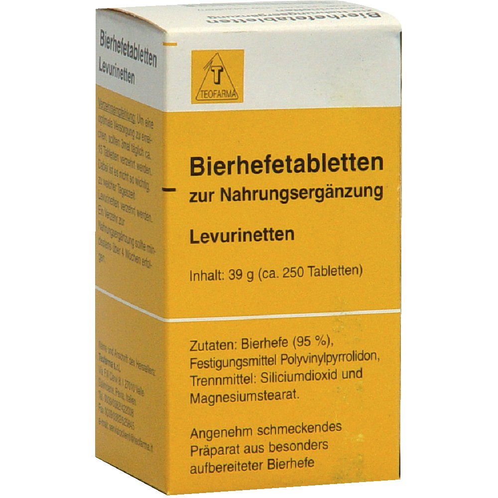 BIERHEFE TABLETTEN Levurinetten