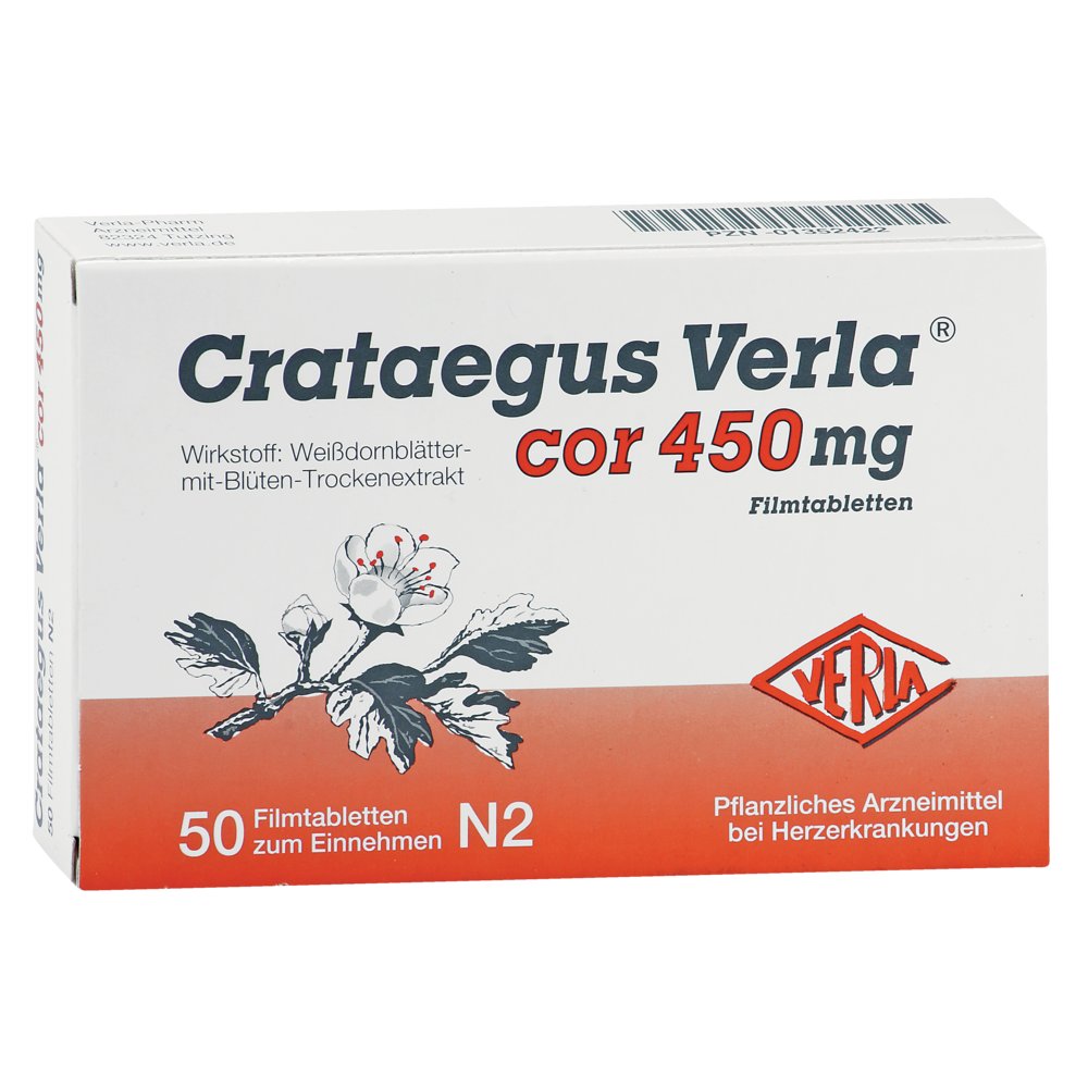 CRATAEGUS VERLA Cor 450 mg Filmtabletten