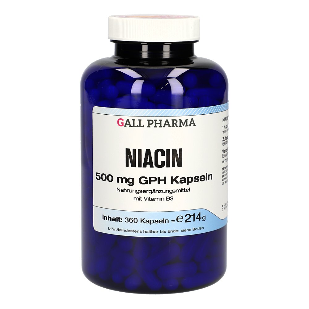 NIACIN 500 mg GPH Kapseln