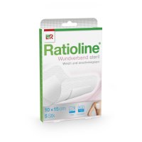 RATIOLINE Wundverband 15x10 cm steril