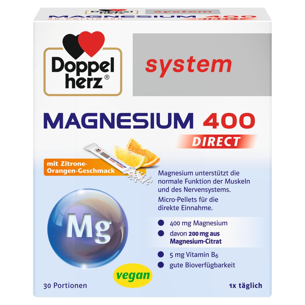 Doppelherz system MAGNESIUM 400 DIRECT - Micro-Pellets