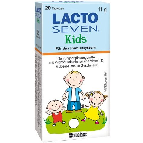 Lacto Seven Kids mit 1 Mrd. Milchsäurebakterien & Vitamin D