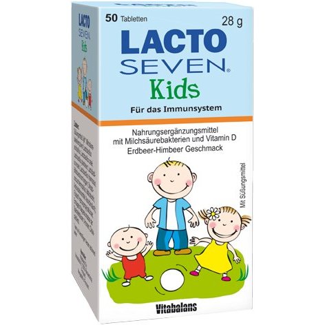 Lacto Seven Kids mit 1 Mrd. Milchsäurebakterien & Vitamin D